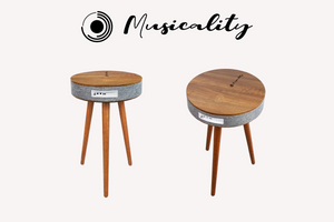 Стильный журнальный столик со встроенной акустической системой - Musicality STBL10 _SoundTable фото
