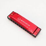 Harmonica Musicality H10-RD _Harmonica (C) (Red) 25-08-16-34 photo